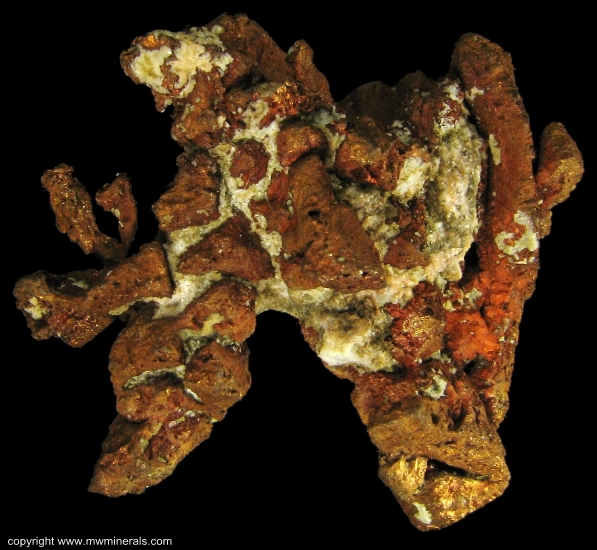 Mineral Specimen: Copper Crystals from Cliff Mine, Phoenix, Keweenaw County, Michigan, USA