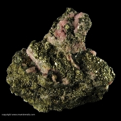 Minerals Specimen: Rhodochrosite from Champion Mine, Cinnamon Pass, Hinsdale County, Colorado, USA