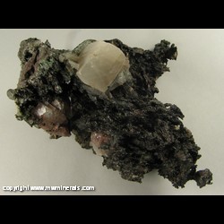 Mineral Specimen: Copper, Calcite with Included Copper from Quincy Mine, Houghton Co., Michigan Mineral Specimen: Copper, Calcite with Included Copper from Quincy Mine, Houghton Co., Michigan