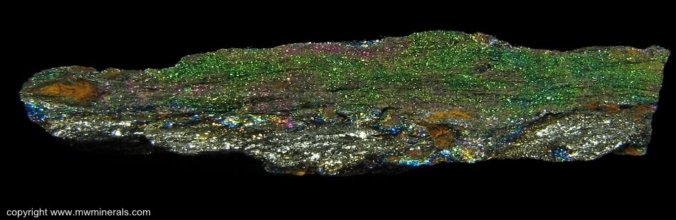 Mineral Specimen: Iridescent Hematite from Andrade Mine, Joao Monlevade, Iron Quadrangle, Minas Gerais, Brazil