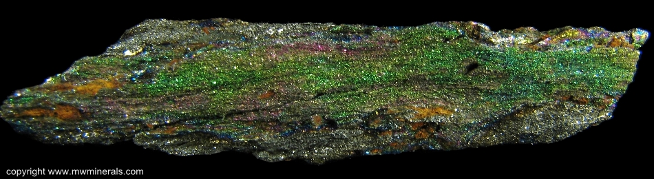 Mineral Specimen: Iridescent Hematite from Andrade Mine, Joao Monlevade, Iron Quadrangle, Minas Gerais, Brazil