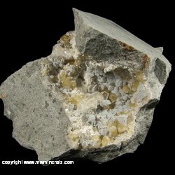 Minerals Specimen: Weloganite from Francon Quarry, Montreal, Quebec, Canada Minerals Specimen: Weloganite from Francon Quarry, Montreal, Quebec, Canada