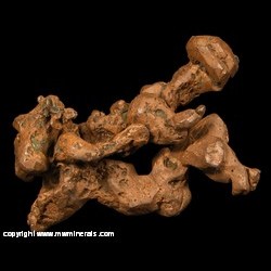 Mineral Specimen: Copper Crystals from Northwestern Mine, Keweenaw Co., Michigan Mineral Specimen: Copper Crystals from Northwestern Mine, Keweenaw Co., Michigan
