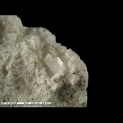 Minerals Specimen: Thaumasite from Fairfax Co., Virginia Minerals Specimen: Thaumasite from Fairfax Co., Virginia