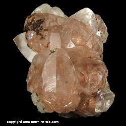 Minerals Specimen: Calcite with Included Copper from Quincy Mine, Houghton Co., Michigan