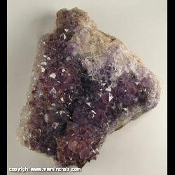 Minerals Specimen: Amethyst with Included Hematite from Thunder Bay, Ontario, Canada Minerals Specimen: Amethyst with Included Hematite from Thunder Bay, Ontario, Canada