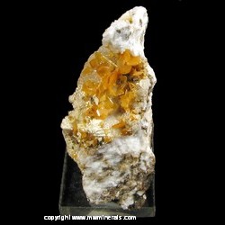 Mineral Specimen: Wulfenite, Barite, Hematite from Rowley Mine, Thebes, Maricopa Co., Arizona Mineral Specimen: Wulfenite, Barite, Hematite from Rowley Mine, Thebes, Maricopa Co., Arizona
