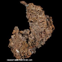 Mineral Specimen: Native Copper from Cheg Men Shan Deposit, Jiurui District, Jiangx, China Mineral Specimen: Native Copper from Cheg Men Shan Deposit, Jiurui District, Jiangx, China
