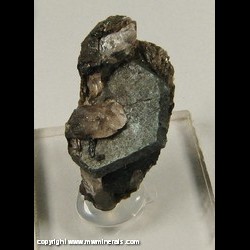 Mineral Specimen: Hematite, Quartz from Binn Valley, Valais, Switzerland Mineral Specimen: Hematite, Quartz from Binn Valley, Valais, Switzerland