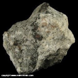 Minerals Specimen: Traskite, Sanbornite, Gillespite, Pyrite, Quartz from Esquire No. 7 claim, Big Creek, Rush Creek deposit, Fresno Co., California