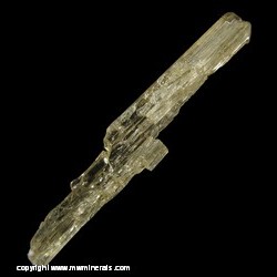 Minerals Specimen: Hollow Marialite Crystal from Santa Maria do Jerica, Espirito Santo, Brazil