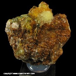 Mineral Specimen: Fluorescent Hyaline Opal with Included Uranium Compounds from Mina el Padre (Mina Esperanza), Mapimi, Durango, Mexico Mineral Specimen: Fluorescent Hyaline Opal with Included Uranium Compounds from Mina el Padre (Mina Esperanza), Mapimi, Durango, Mexico