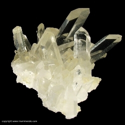 Minerals Specimen: Quartz Crystal Cluster from Jackpot Mine, Pulaski County, Arkansas Minerals Specimen: Quartz Crystal Cluster from Jackpot Mine, Pulaski County, Arkansas
