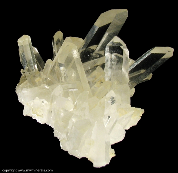 Mineral Specimen: Quartz Crystal Cluster from Jackpot Mine, Pulaski County, Arkansas