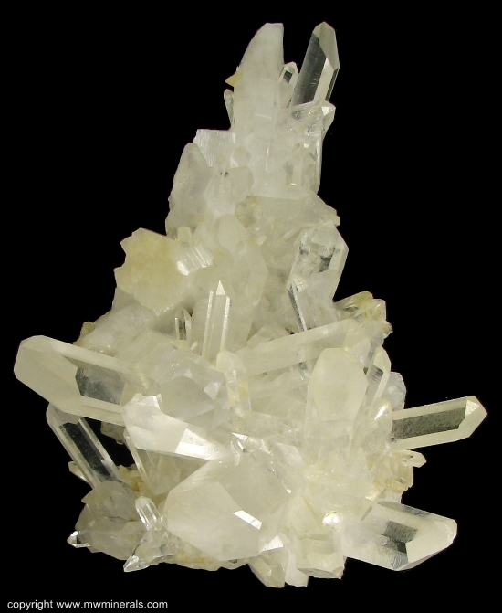 Mineral Specimen: Quartz Crystal Cluster from Jackpot Mine, Pulaski County, Arkansas