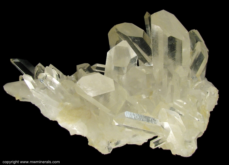 Mineral Specimen: Quartz Crystal Cluster from Jackpot Mine, Pulaski County, Arkansas