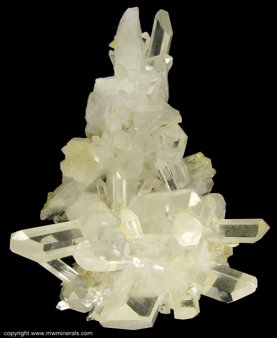 Mineral Specimen: Quartz Crystal Cluster from Jackpot Mine, Pulaski County, Arkansas