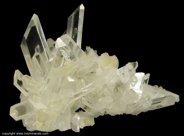 Mineral Specimen: Quartz Crystal Cluster from Jackpot Mine, Pulaski County, Arkansas