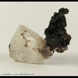 Mineral Specimen: Calcite and Copper from Keweenaw Point, Keweenaw Co., Michigan Mineral Specimen: Calcite and Copper from Keweenaw Point, Keweenaw Co., Michigan