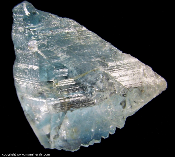 Mineral Specimen: Blue Topaz from Teixerinha mine, Itinga, Jequitinhonha Valley, Minas Gerais, Brazil
