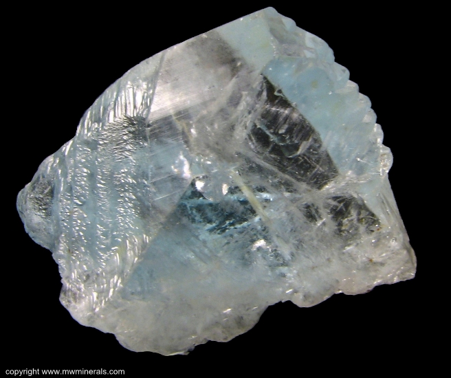Mineral Specimen: Blue Topaz from Teixerinha mine, Itinga, Jequitinhonha Valley, Minas Gerais, Brazil