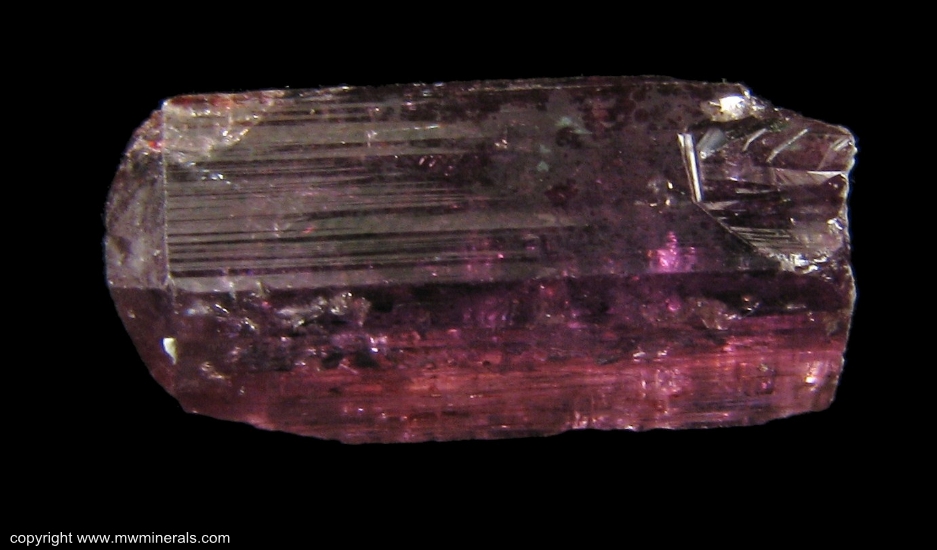 Mineral Specimen: Purple Imperial Topaz from Ouro Preto, Minas Gerais, Brazil