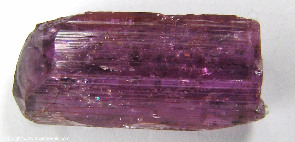 Mineral Specimen: Purple Imperial Topaz from Ouro Preto, Minas Gerais, Brazil