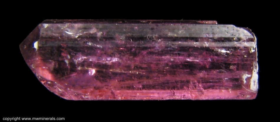 Mineral Specimen: Purple Imperial Topaz from Ouro Preto, Minas Gerais, Brazil