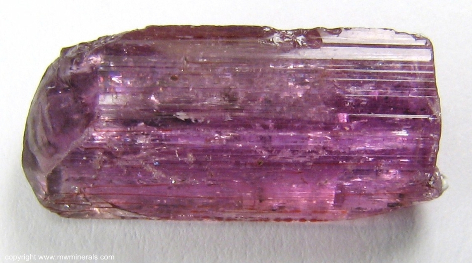 Mineral Specimen: Purple Imperial Topaz from Ouro Preto, Minas Gerais, Brazil