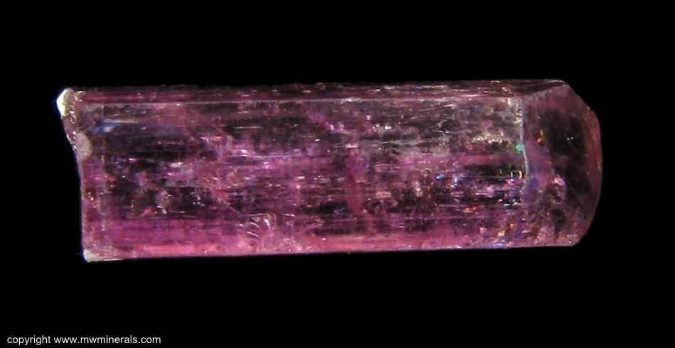 Mineral Specimen: Purple Imperial Topaz from Ouro Preto, Minas Gerais, Brazil