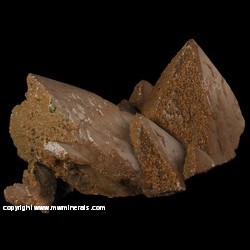 Mineral Specimen: Calcite on Hematite Included Quartz from Old Bal lode, Levant Mine, Pendeen, St Just, St Just District, Cornwall, England Mineral Specimen: Calcite on Hematite Included Quartz from Old Bal lode, Levant Mine, Pendeen, St Just, St Just District, Cornwall, England
