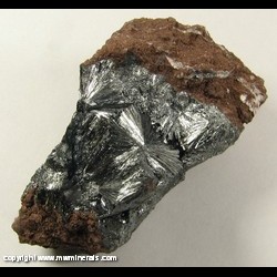 Minerals Specimen: Manganite - 1800s from Ilfeld, Nordhausen, Harz, Thuringia, Germany Minerals Specimen: Manganite - 1800s from Ilfeld, Nordhausen, Harz, Thuringia, Germany