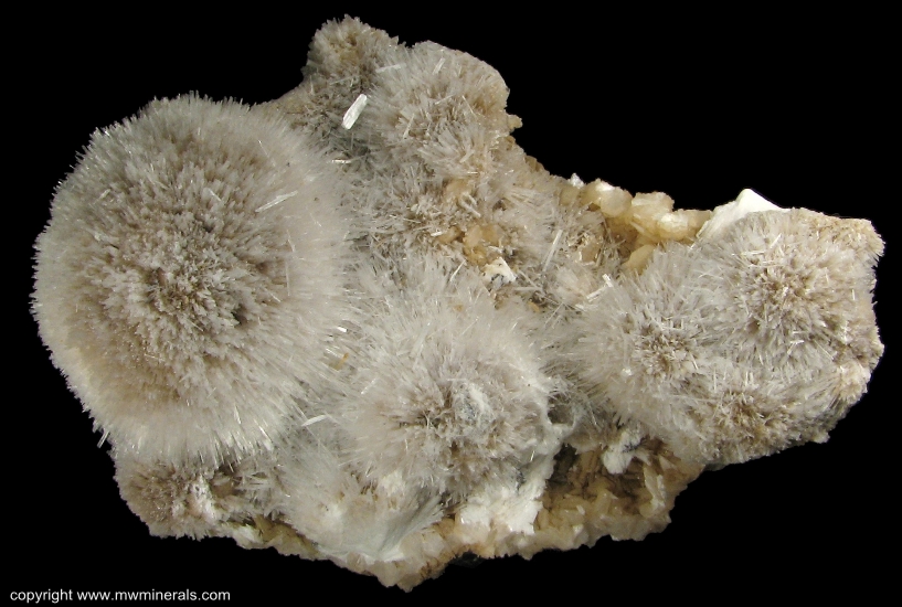 Mineral Specimen: Mesolite from Kannad, Aurangabad District, Maharashtra, India