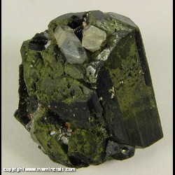 Mineral Specimen: Epidote, Quartz from Prince of Wales Island, Ketchikan Dist., Prince of Wales-Outer Ketchikan Borough, Alaska