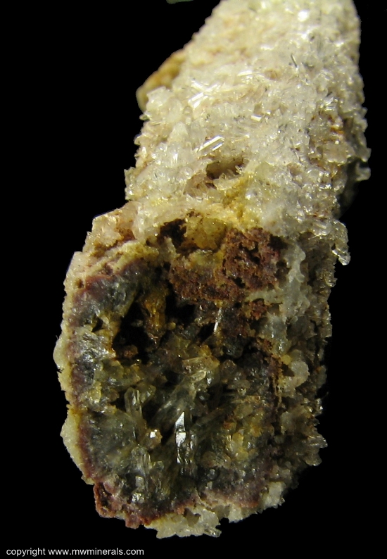 Mineral Specimen: Quartz and Hematite pseudomorph after Epidote from Bessemer Ridge, Green Mountain, North Bend, King County, Washington