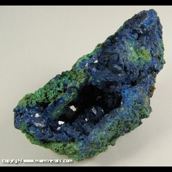Minerals Specimen: Azurite, Malachite from Liufengshan Mine, Guichi District, Chizhou Prefecture, Anhui Province, China Minerals Specimen: Azurite, Malachite from Liufengshan Mine, Guichi District, Chizhou Prefecture, Anhui Province, China