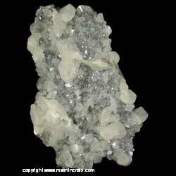 Mineral Specimen: Twinned Calcite from Cambokeels Mine, Westgate, Weardale, North Pennines, Co. Durham, England Mineral Specimen: Twinned Calcite from Cambokeels Mine, Westgate, Weardale, North Pennines, Co. Durham, England