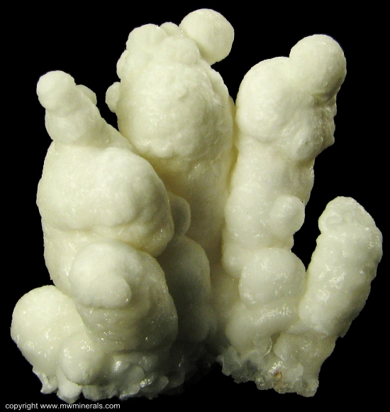 Mineral Specimen: Calcite Fingers from Southwest Mine, Bisbee, Warren District, Mule Mountains, Cochise County, Arizona