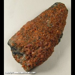 Mineral Specimen: Andradite Garnet, Sphalerite from Location Unknown Mineral Specimen: Andradite Garnet, Sphalerite from Location Unknown