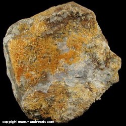 Minerals Specimen: Mimetite pseudomorph after Vanadinite from Elko County, Nevada Minerals Specimen: Mimetite pseudomorph after Vanadinite from Elko County, Nevada