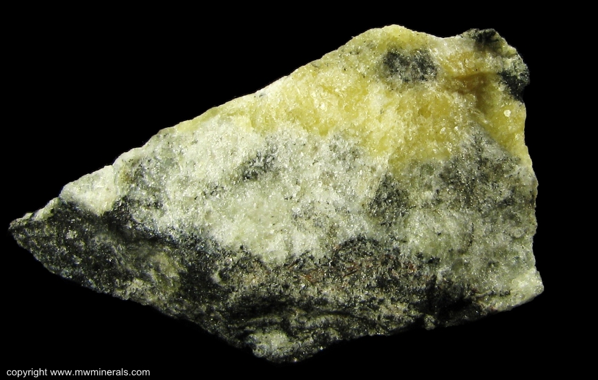 Mineral Specimen: Cancrinite from Kirov Mine, Mt. Kukisvumchorr, Khibiny Massif, Kola Peninsula, Murmanskaja Oblast, Northern Region, Russia