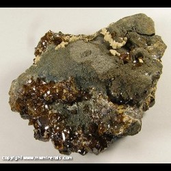 Mineral Specimen: Sphalerite, Dolomite, Pyrite, Quartz from Mogul Mine, Silvermines Distrtic, County Tipperary, Ireland Mineral Specimen: Sphalerite, Dolomite, Pyrite, Quartz from Mogul Mine, Silvermines Distrtic, County Tipperary, Ireland