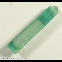 Mineral Specimen: Double Terminated Tourmaline (Elbaite) from Shigar Valley, Skardu District, Baltistan, Gilgit-Baltistan (Northern Areas), Pakistan Mineral Specimen: Double Terminated Tourmaline (Elbaite) from Shigar Valley, Skardu District, Baltistan, Gilgit-Baltistan (Northern Areas), Pakistan