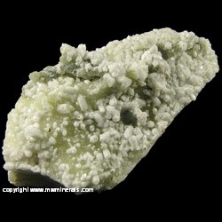 Mineral Specimen: Double Terminated Quartz on Prehnite on White Banded Agate from Fairfax Co., Virginia Mineral Specimen: Double Terminated Quartz on Prehnite on White Banded Agate from Fairfax Co., Virginia