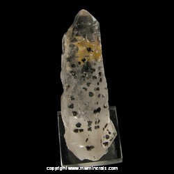 Mineral Specimen: Quartz with Included Hematite, Muscovite from Fundao, Espirito Santo, Brazil Mineral Specimen: Quartz with Included Hematite, Muscovite from Fundao, Espirito Santo, Brazil