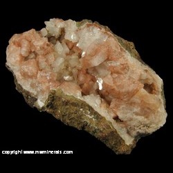 Minerals Specimen: Chabazite, Heulandite from Cape d'Or (Cap d'Or), Cumberland Co., Nova Scotia, Canada