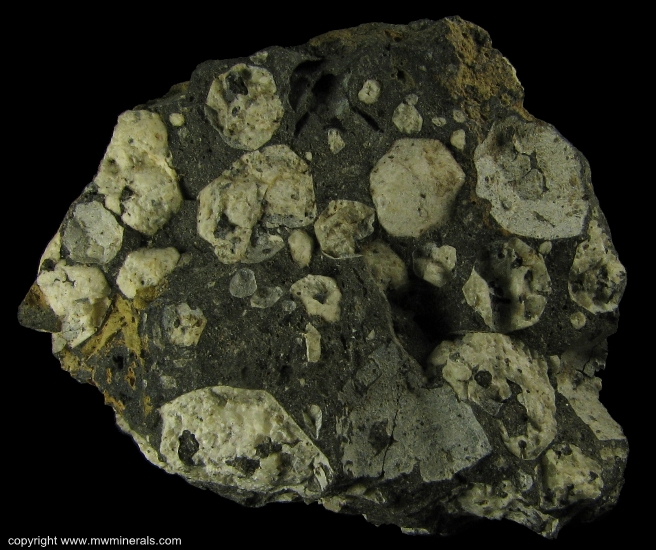 Mineral Specimen: Leucite from Poggio Nibbio, Vico Lake, Viterbo Province, Latium, Italy