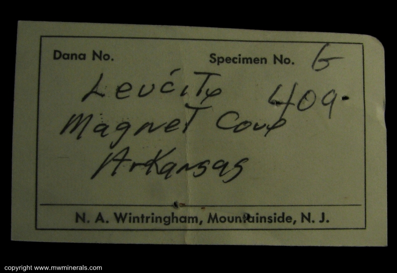 Mineral Specimen: Leucite from Magnet Cove, Hot Springs County, Arkansas