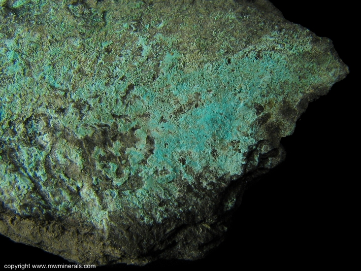 Mineral Specimen: Richelsdorfite from Wechselschacht, Bauhaus, Richelsdorf District, North Hesse, Hesse, Germany