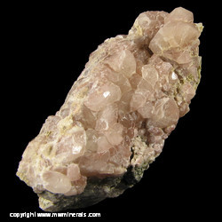 Minerals Specimen: Pink Datolite Crystals from Lower Copper Falls Mine, Keweenaw Co., Michigan Minerals Specimen: Pink Datolite Crystals from Lower Copper Falls Mine, Keweenaw Co., Michigan